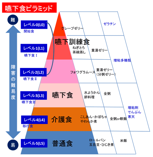 図7　嚥下食ピラミッド