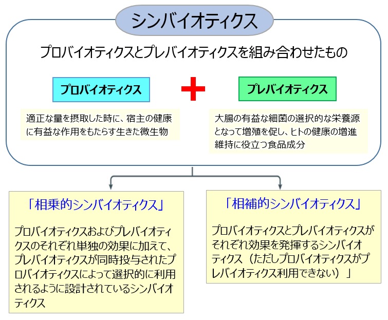 図１シンバイオティクスの定義　）